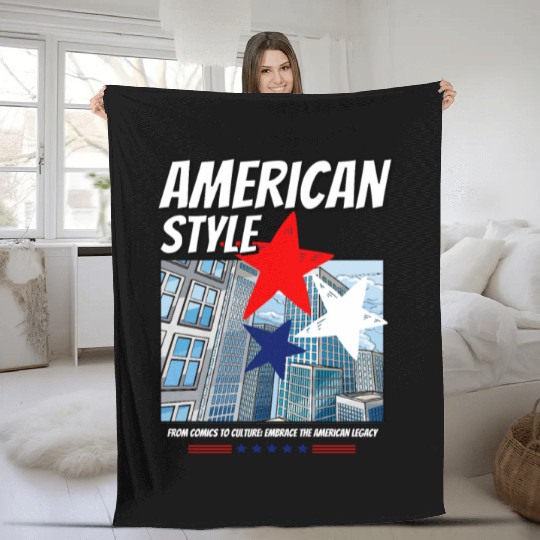 From Comics to Culture: Embrace the American style Fleece Blankets