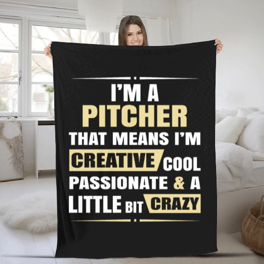 Pitcher Creative Cool And Crazy Fleece Blankets