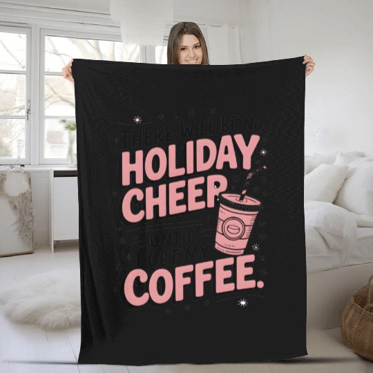 Hot Cocoa Christmas Fleece Blankets