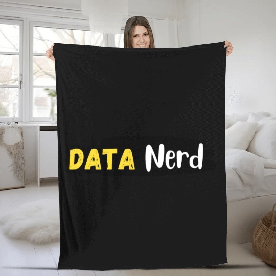 Data Nerd Fleece Blankets