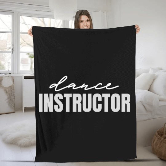 Dance instructor Fleece Blankets