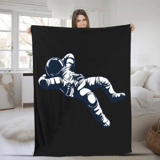 Relax Among the Stars: Astronaut Fleece Blankets