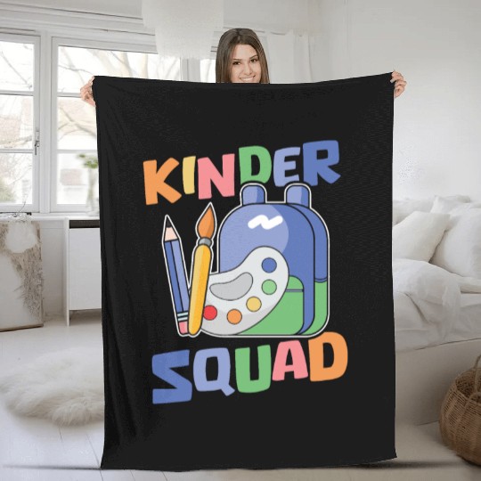 Elementary Teacher Squad Fleece Blankets