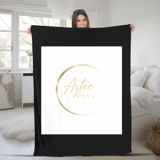aztec love Fleece Blankets