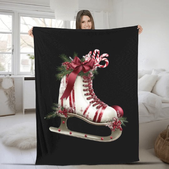 Merry Christmas, Christmas Vintage Fleece Blankets
