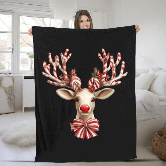 Merry Christmas, Christmas Vintage Fleece Blankets