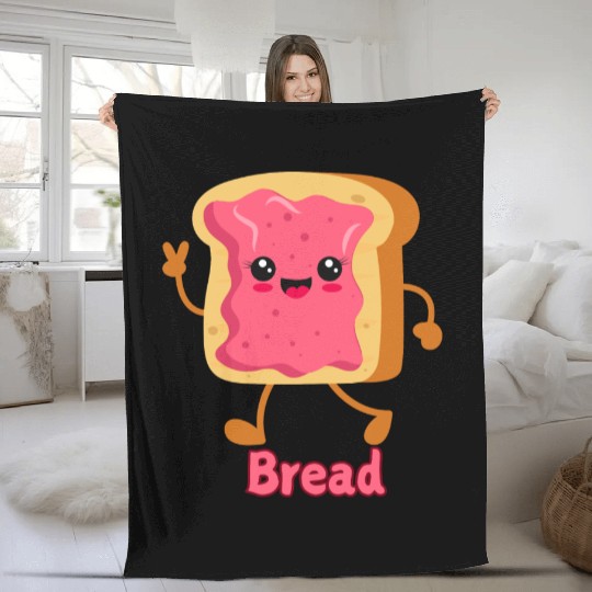 Bread Lover Fleece Blankets