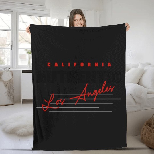 Los Angeles Fleece Blankets