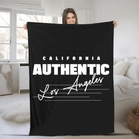 Los Angeles Fleece Blankets