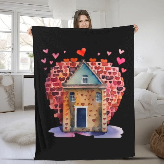 Love will keep it Fleece Blankets