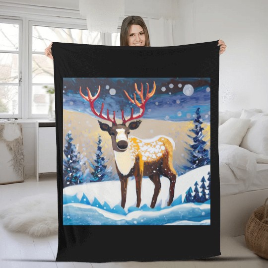 A raider and the night Fleece Blankets