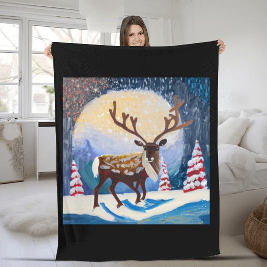 Christmas raider Fleece Blankets