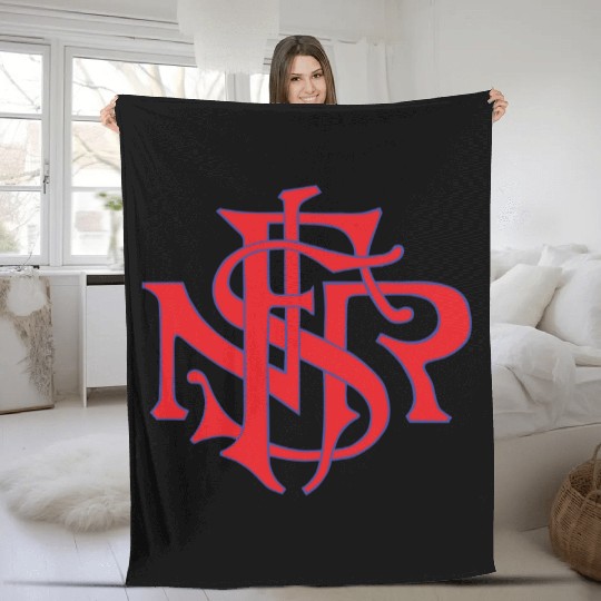 Our Lady of the Rosary of Fátima - NSRF monogram Fleece Blankets