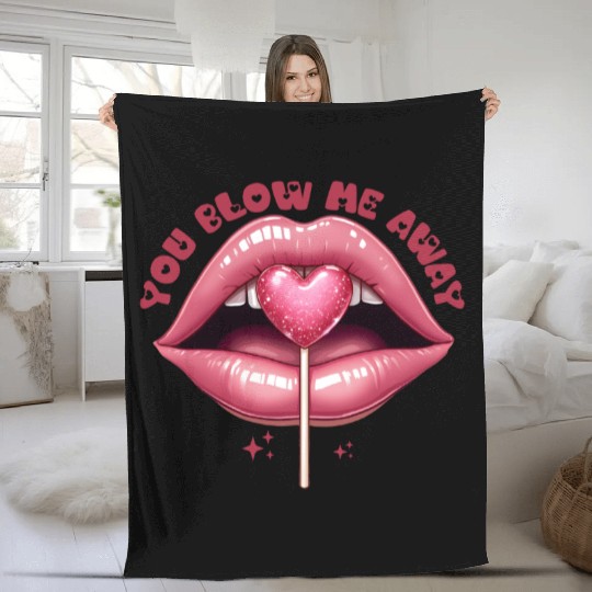 Discover Valentines Day, Valentine Retro Fleece Blankets