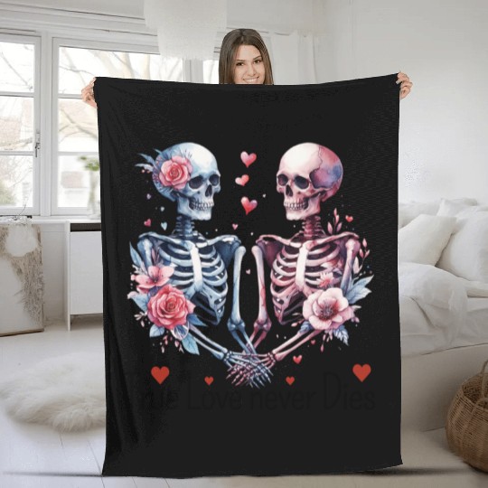 Valentine Retro, Happy Valentines Day Fleece Blankets