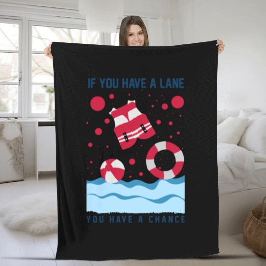 Cool Lifeguard Design - If You Have A Lane Fleece Blankets