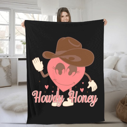 Valentines Day, Valentine Retro Fleece Blankets