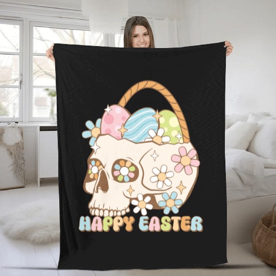 Happy Easter Day, Cute Easter Fleece Blankets