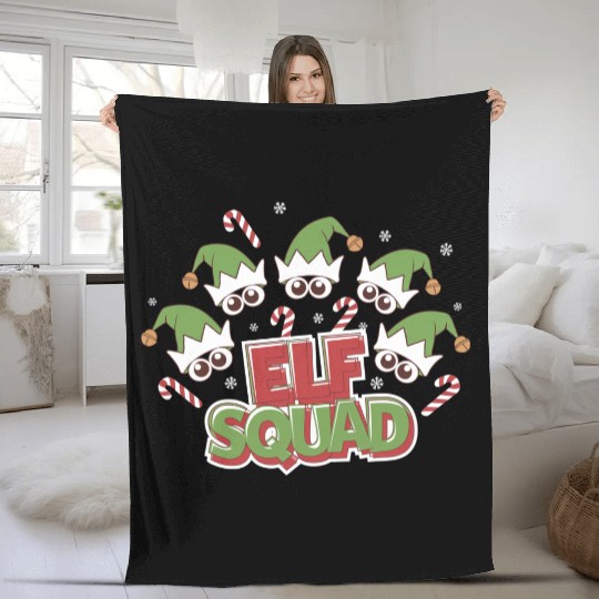 Elf Squad Fleece Blankets
