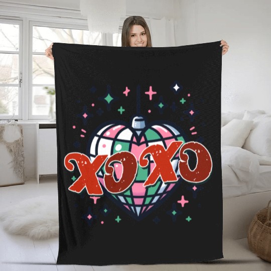 Valentine Day, Coquette Valentine Fleece Blankets