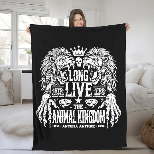 Long live The Animal Kingdom Fleece Blankets