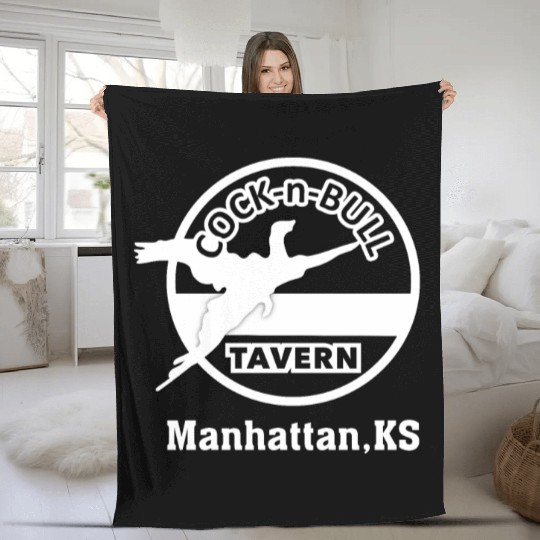Cock N Bull Tavern Manhattan Fleece Blankets