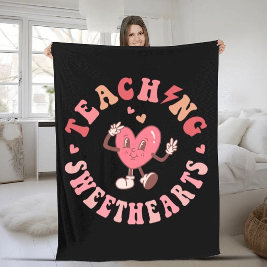 Teaching Sweethearts Fleece Blankets