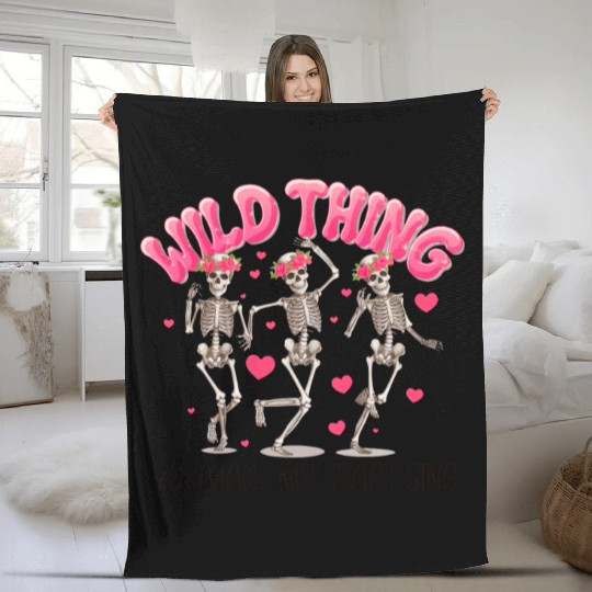 Valentine Day, Valentine Retro Fleece Blankets