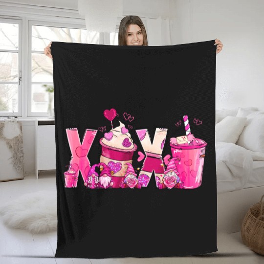 Xoxo Valentines Fleece Blankets