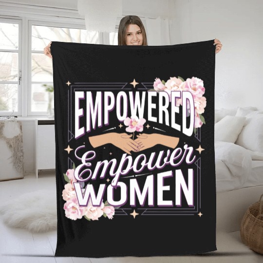 strength in sisterhood Fleece Blankets