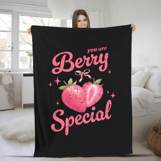 Valentines Day, Retro Valentine, Coquete Valentine Fleece Blankets