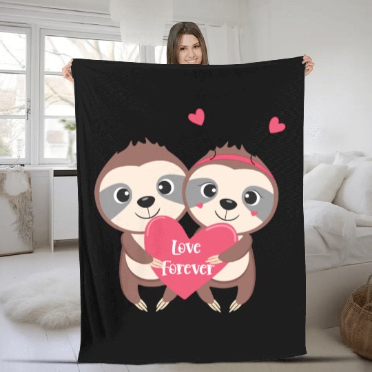Valentines day Heart Coquette Bow Fleece Blankets