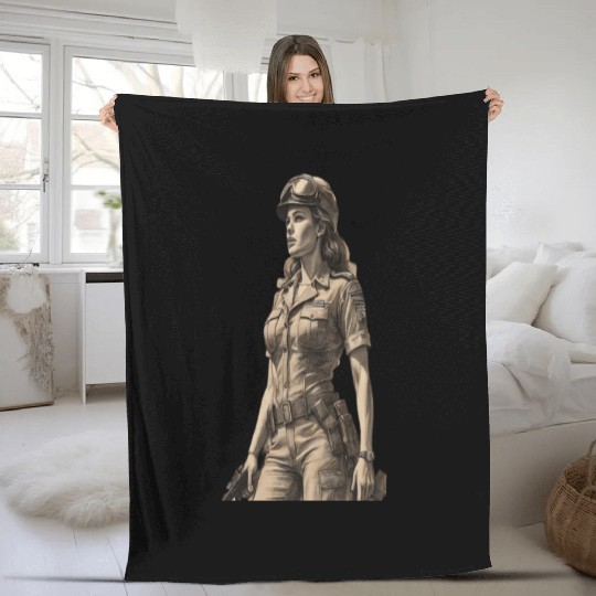 Fearless Defender: Strong, Bold, and Unstoppable Fleece Blankets