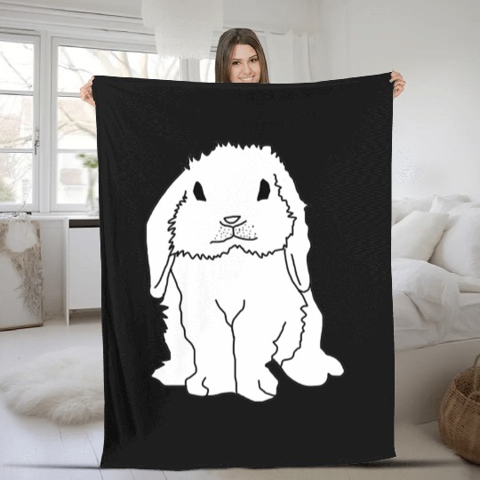 Rabbit Fleece Blankets