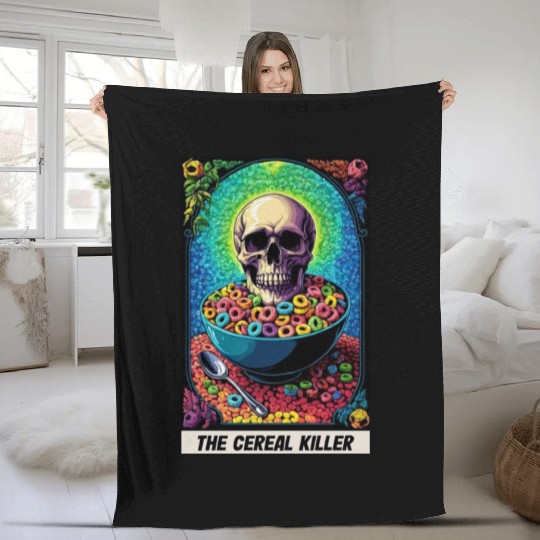 The Cereal Killer Fleece Blankets