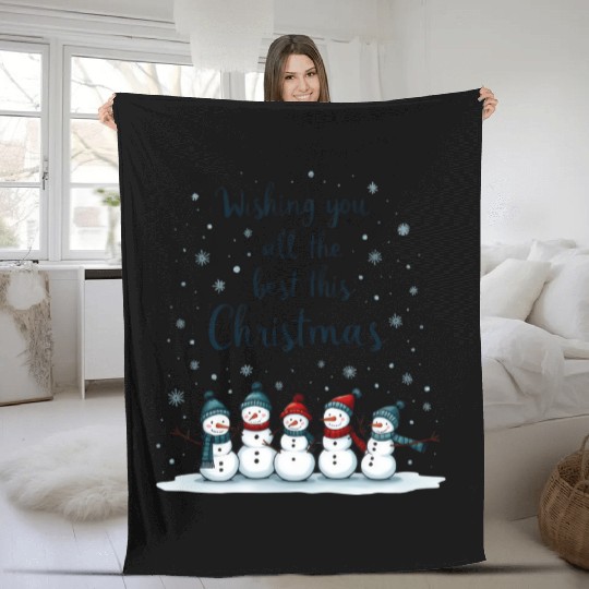 Wishing you all the best this christmas Fleece Blankets
