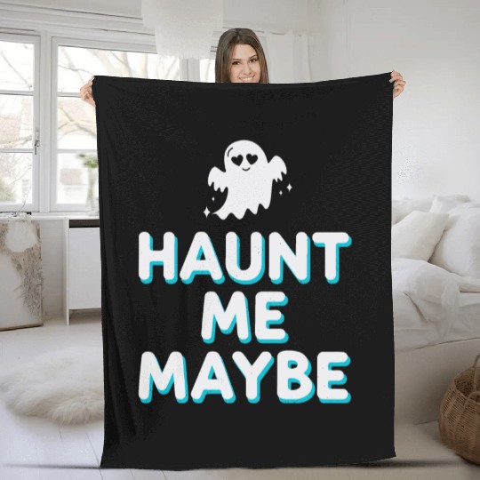 Paranormal Comedy Funny Ghost Humor Lighthearted Fleece Blankets