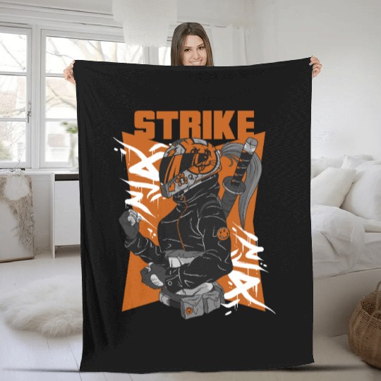 Strike Rebels Street Fashion Fleece Blankets