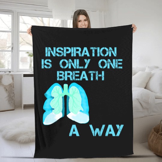TAKE A GOOD BREATH, INSPIRATION 2025 Fleece Blankets