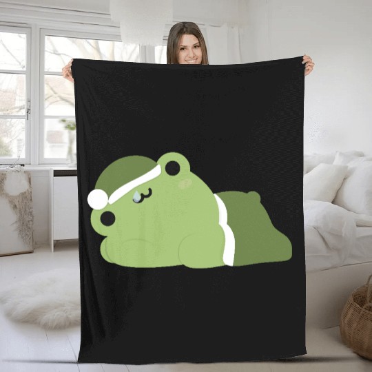 Tired Frog Fleece Blankets
