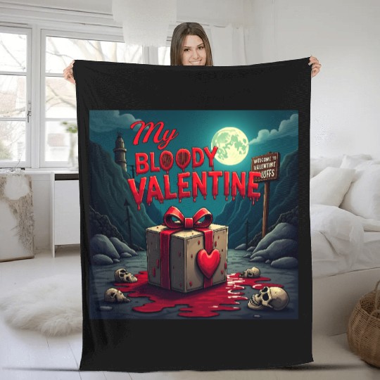 My bloody Valentine Fleece Blankets