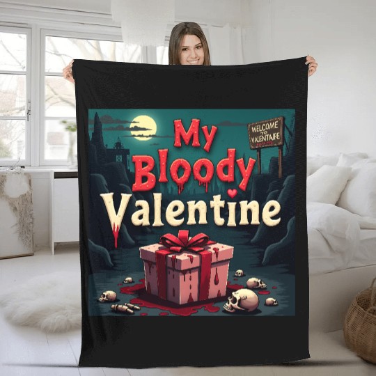 My bloody Valentine Fleece Blankets