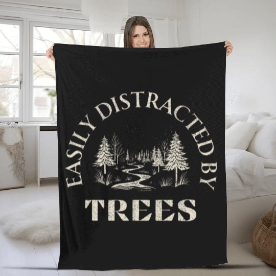 Trees Fleece Blankets