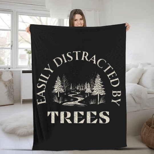 Trees Fleece Blankets