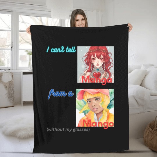 I can t tell manga from a mango Fleece Blankets