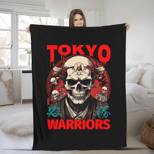 tokyo Warriors Fleece Blankets