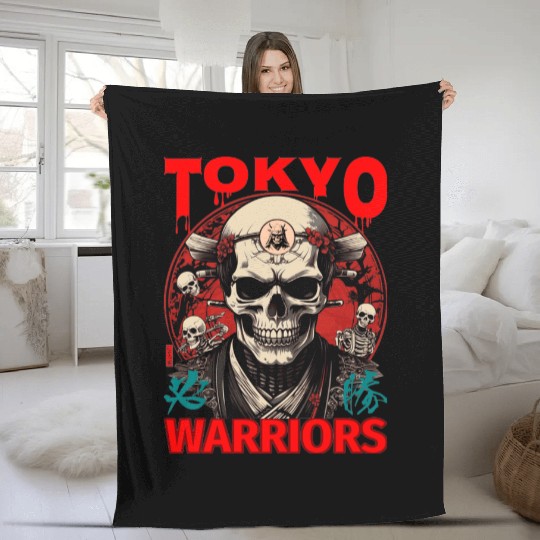 tokyo Warriors Fleece Blankets