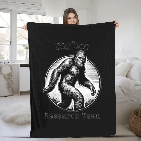 Bigfoot Research Team Fleece Blankets