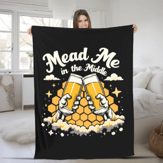 Mead Aficionados Honey Wine Enthusiasts Craft Mead Fleece Blankets