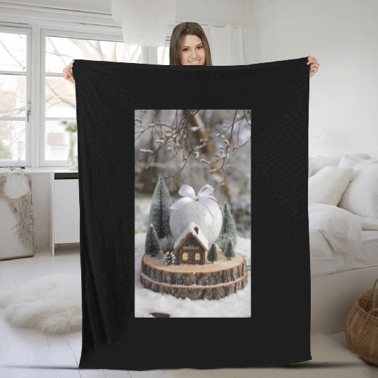 Winter Wonderland: A Miniature Holiday Escape Fleece Blankets